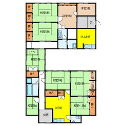 竹鼻小学校南貸家の物件間取画像